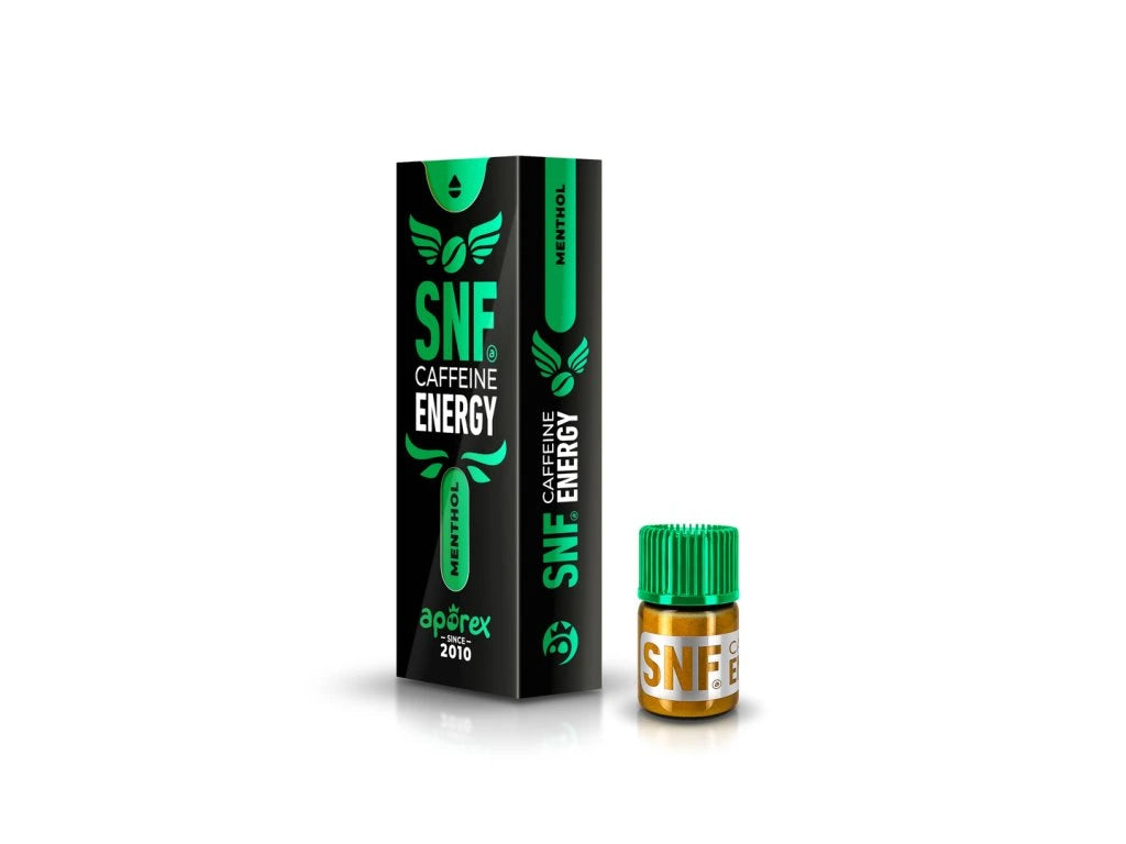 SNF CAFFEINE ENERGY 1g (800mg Caffeina) - Polvere Energizzante - Stimolante / Energia Istantanea - Naturale - MENTHOL