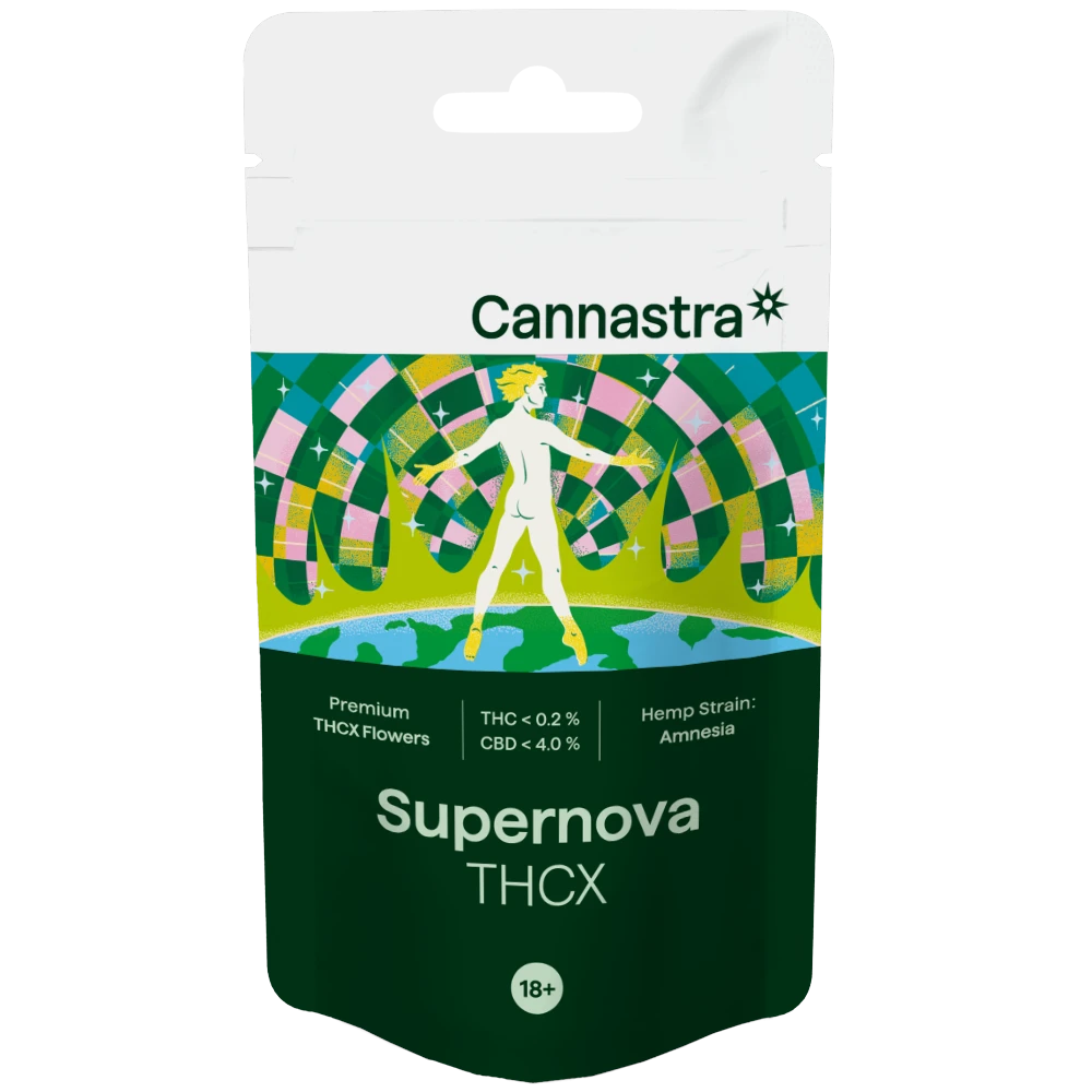 Supernova THCX infiorescenza tecnica con 10 percento THCX PopperDimension