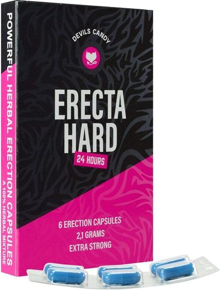 Erecta Hard Devils Candy - Capsule per l'erezione naturale - Massima potenza e durata
