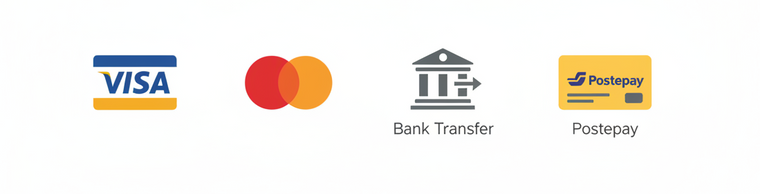 Payment icons footer